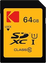 Kodak 64GB SD Card UHS-I U1 V10 SDHC/XC High Speed Memory Card
