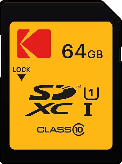 Kodak 64GB SD Card UHS-I U1 V10 SDHC/XC High Speed Memory Card