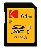 KODAK SDXC Card 64GB UHS-I U1 V10 Premium, up to