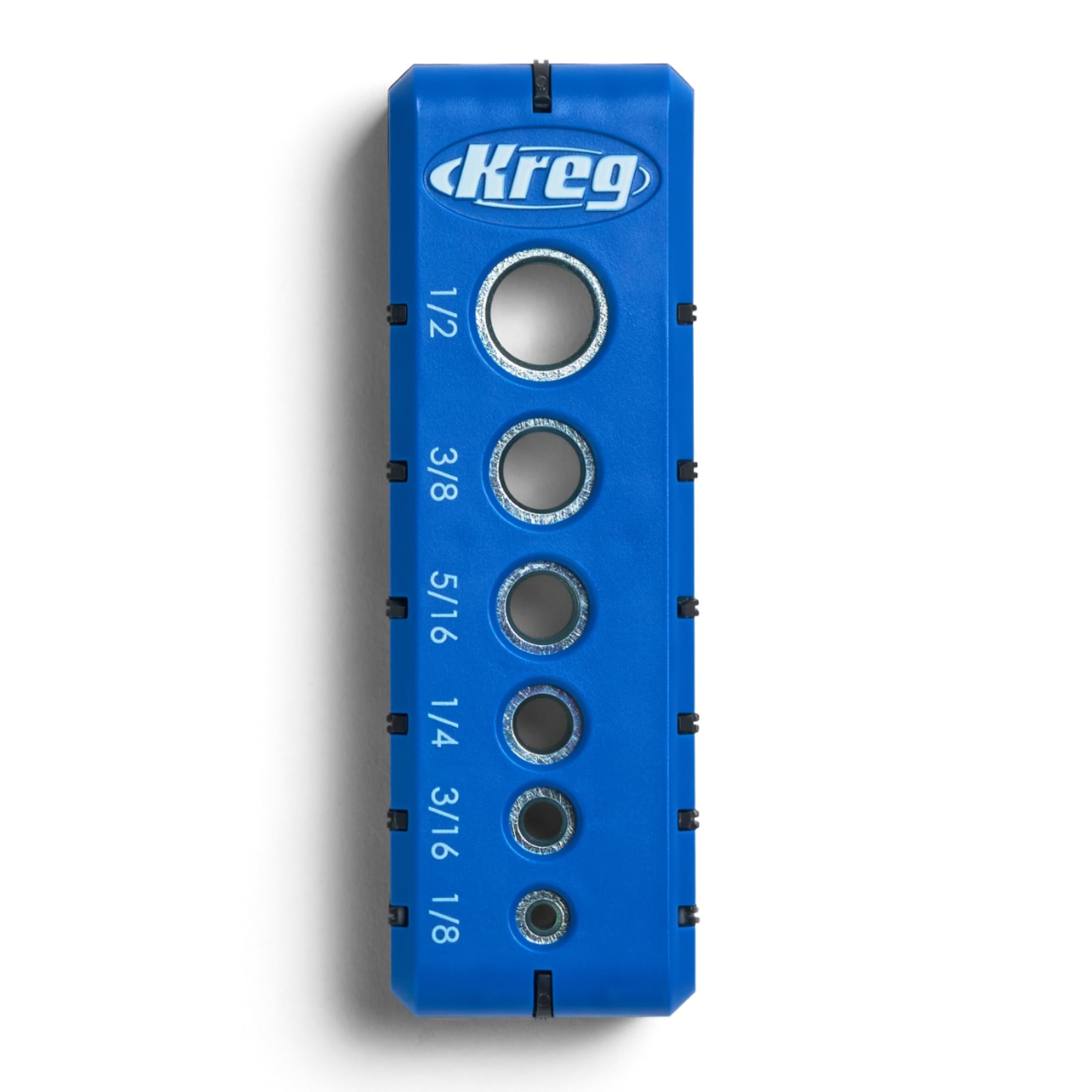 Kreg Portable Drilling Guide - 6 Hardened Drill Guides for Carpentry - Craftsman Tool Accessory - Holiday Home Improvement Gifts for Him