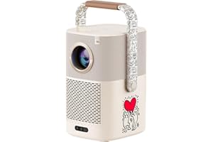 [Sound by JBL & Built-in Battery] Yaber T2 Outdoor Projector with WiFi 6 and Bluetooth, [Auto Focus Keystone & Dolby Audio] 1