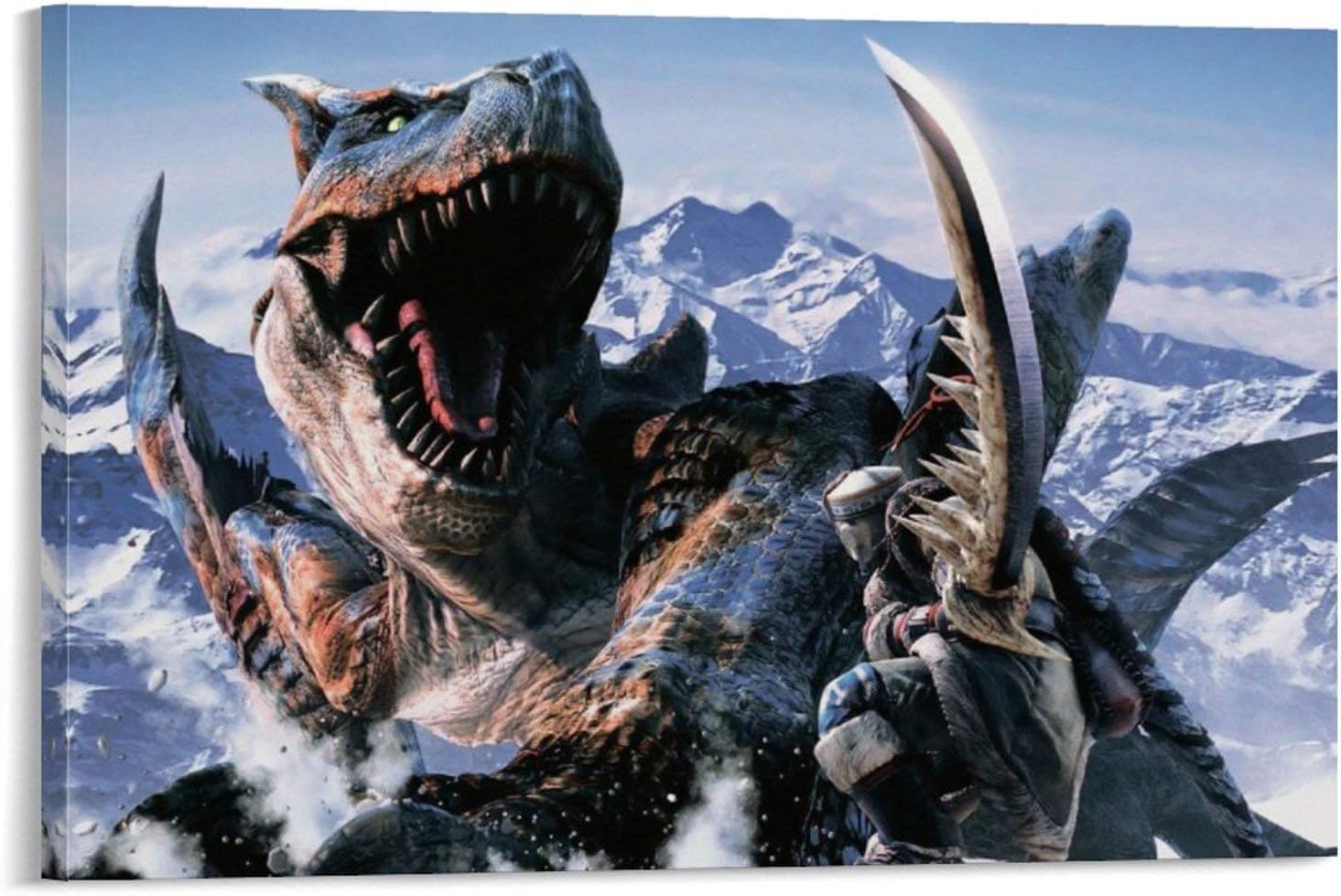 Monster Hunter World Monster Poster Prints Decoration Wall