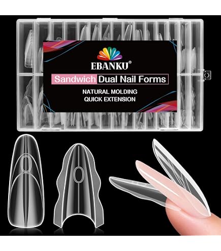 Amazon.com: EZ Flow A Polymer Clear False Nails, 4 Ounce : Beauty
