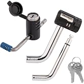 Master Lock 2848DAT Key Alike Set with Receiver and Coupler Latch Locks, 2-Piece Set