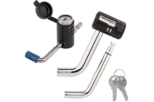 Master Lock 2848DAT Key Alike Set with Receiver and Coupler Latch Locks, 2-Piece Set