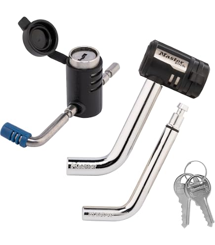 Cadenas D'attelage Universel Master Lock 377KA - Pour Remorques 1-7/8'', 2'' Et 2-5/16''