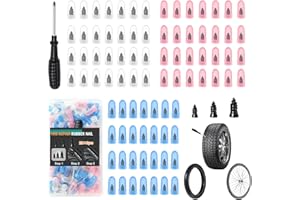Tire Repair Rubber Nails Kit, 84Pcs Tire Repair Screw, Rubber Screw Tires Plugs for Car Motorcycle Truck–Fast Self-Service Ti
