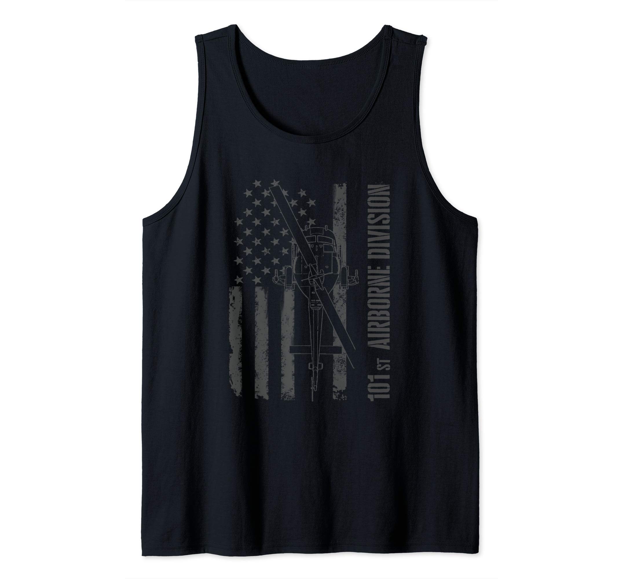 Photo 1 of 101st Airborne Division Huey Vintage Flag Tank Top