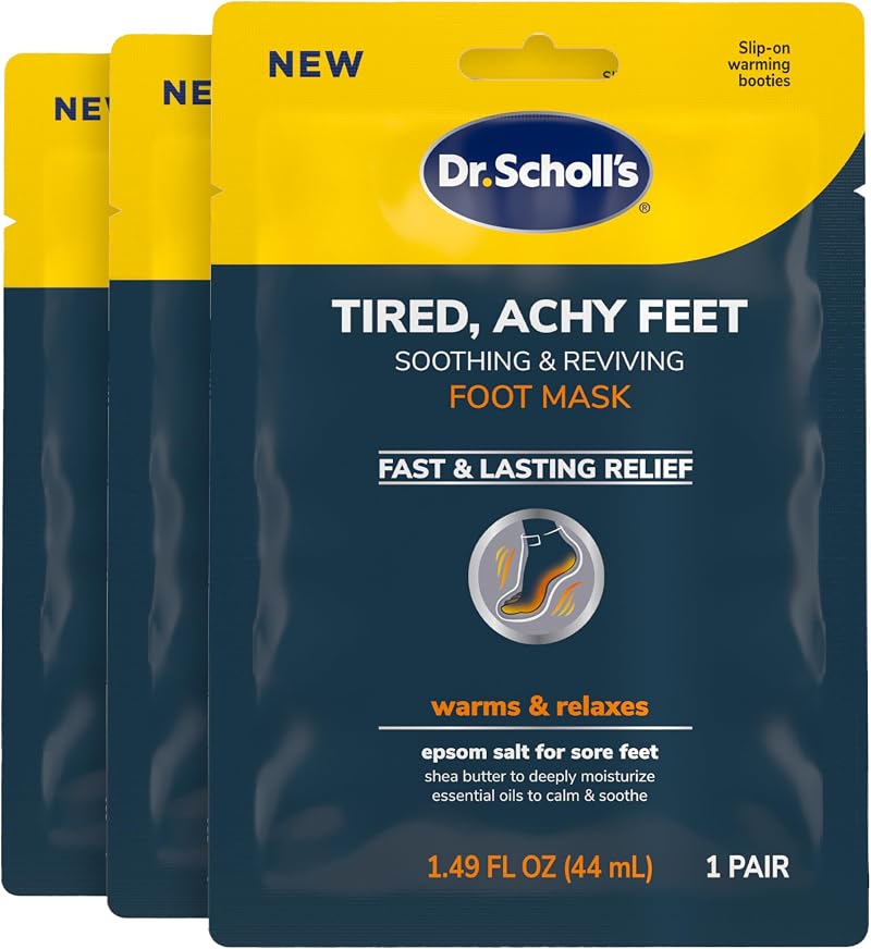 Dr. Scholl's Tired Achy Feet Soothing & Reviving Foot Mask 3 Pair