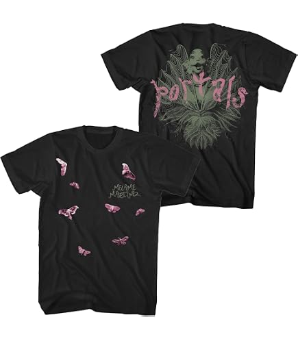 2Bhip Melanie Martinez Portals Moth Front & Back Adult Short