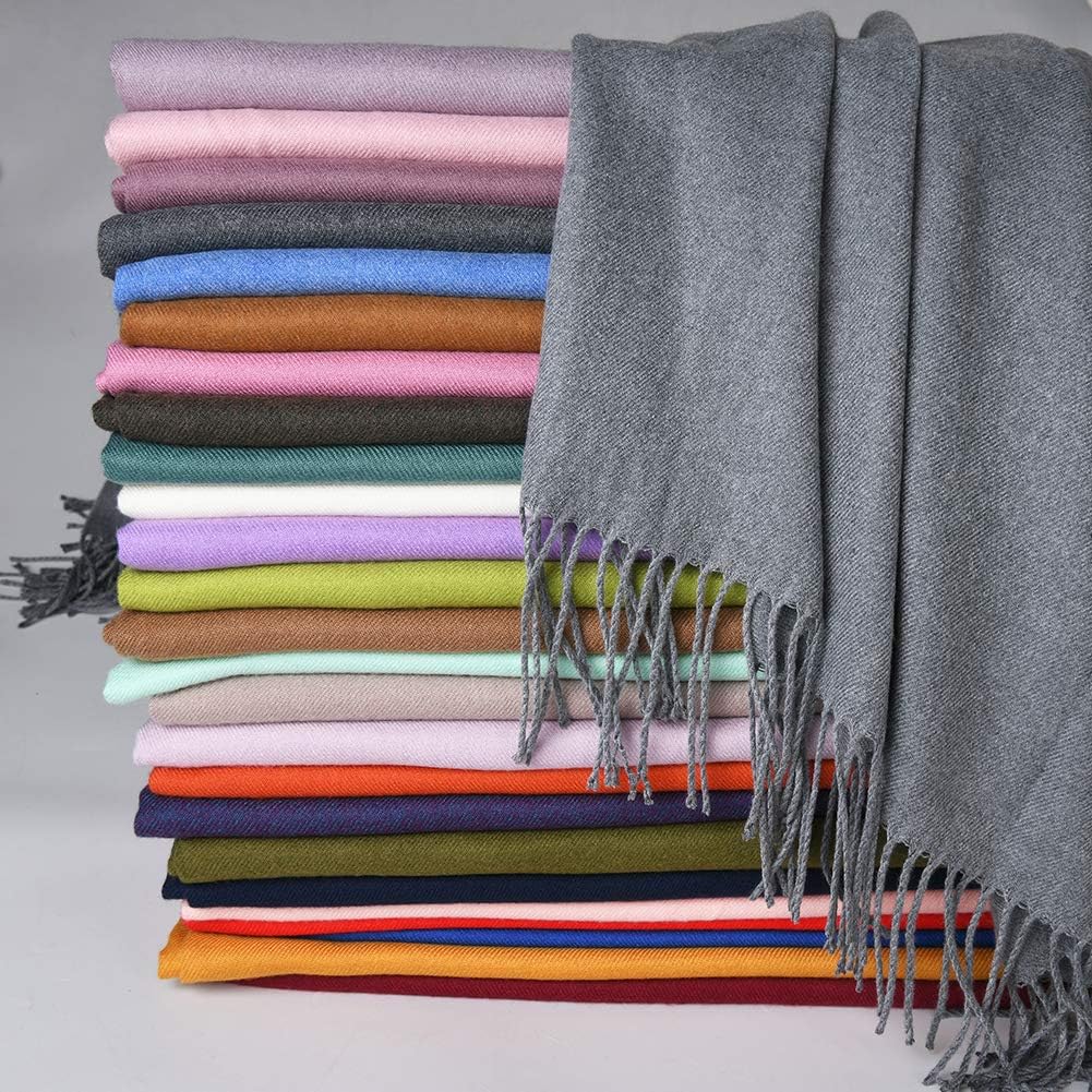 FURTALK Womens Scarf Ladies Pashmina Shawls and Wraps Large Soft Warm Blanket for Gifts Winter Khaki - Image 5