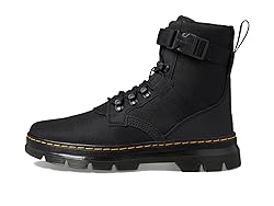Dr. Martens Unisex Combs Tech II Combat Boot, Black