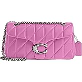 COACH womens Quilted Tabby Shoulder Bag 26 With Chain