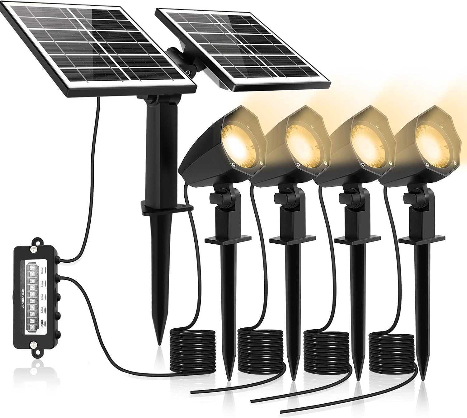 Linke Solar Spot Lights Outdoor Garden