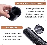 GIONAR Catch Basin Drain Kit Downspout Extension Flexible Hose for Lawn Cement view 3