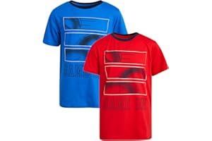 Pro Athlete Boys’ Athletic T-Shirt – 2 Pack Active Performance Dry-Fit Sports Tee (8-16)