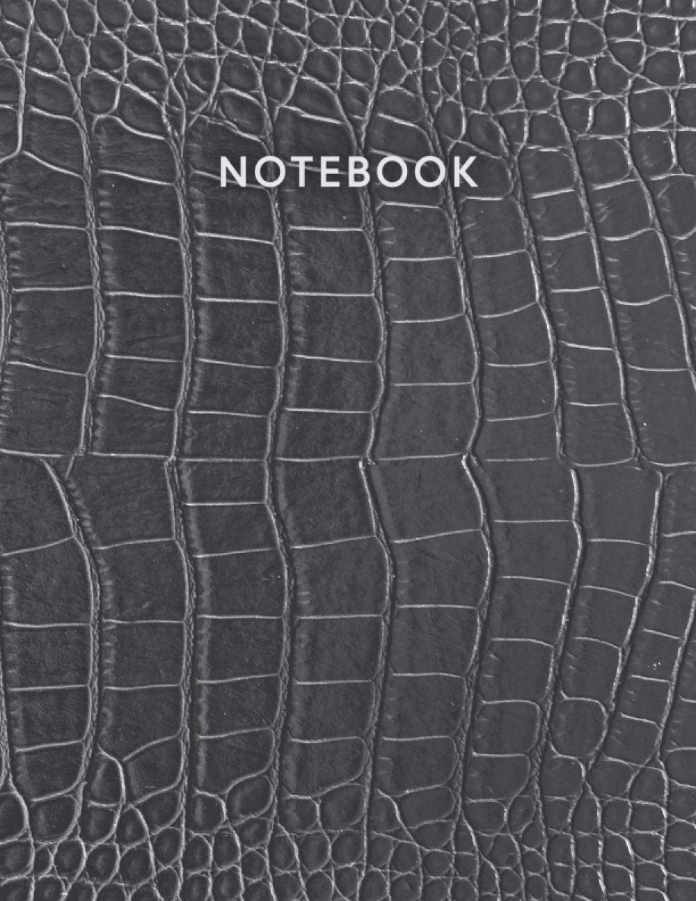 Black Croc Skin Composition Notebook: Croc Skin Notebook