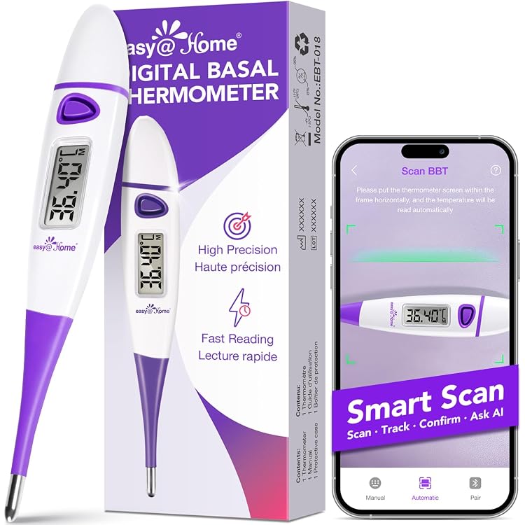 Conception Chart Temperature Femometer Ring Detecting Pregnancy Or Ovulation In Your Basal Body ...