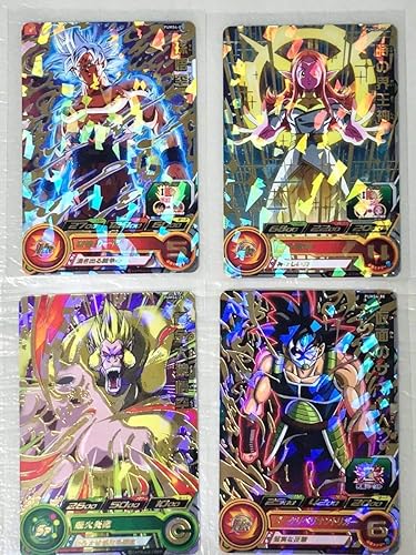 Amazon Co Jp スーパードラゴンボールヒーローズ Pums4 07孫悟空 19時の界王神 25黄金大猿悟空 28仮面のサイヤ人 箔押し 6パック分セット ホビー 通販