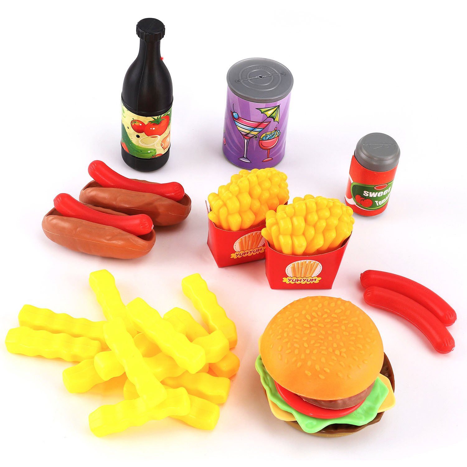 Liberty Imports 150 Piece Super Market Grocery Play Food Assortment Toy