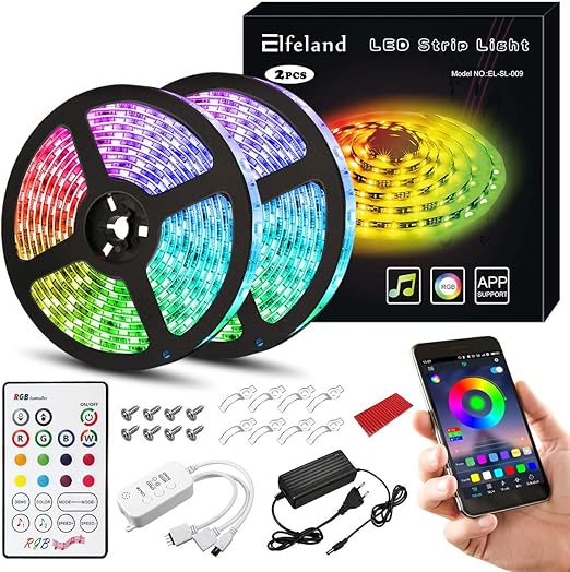 luces led bluetooth 5050 rgb 360 led