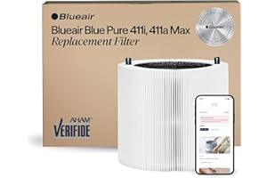 BLUEAIR Genuine Filter for Blue Pure 411i Max and 411a Max Air Purifiers