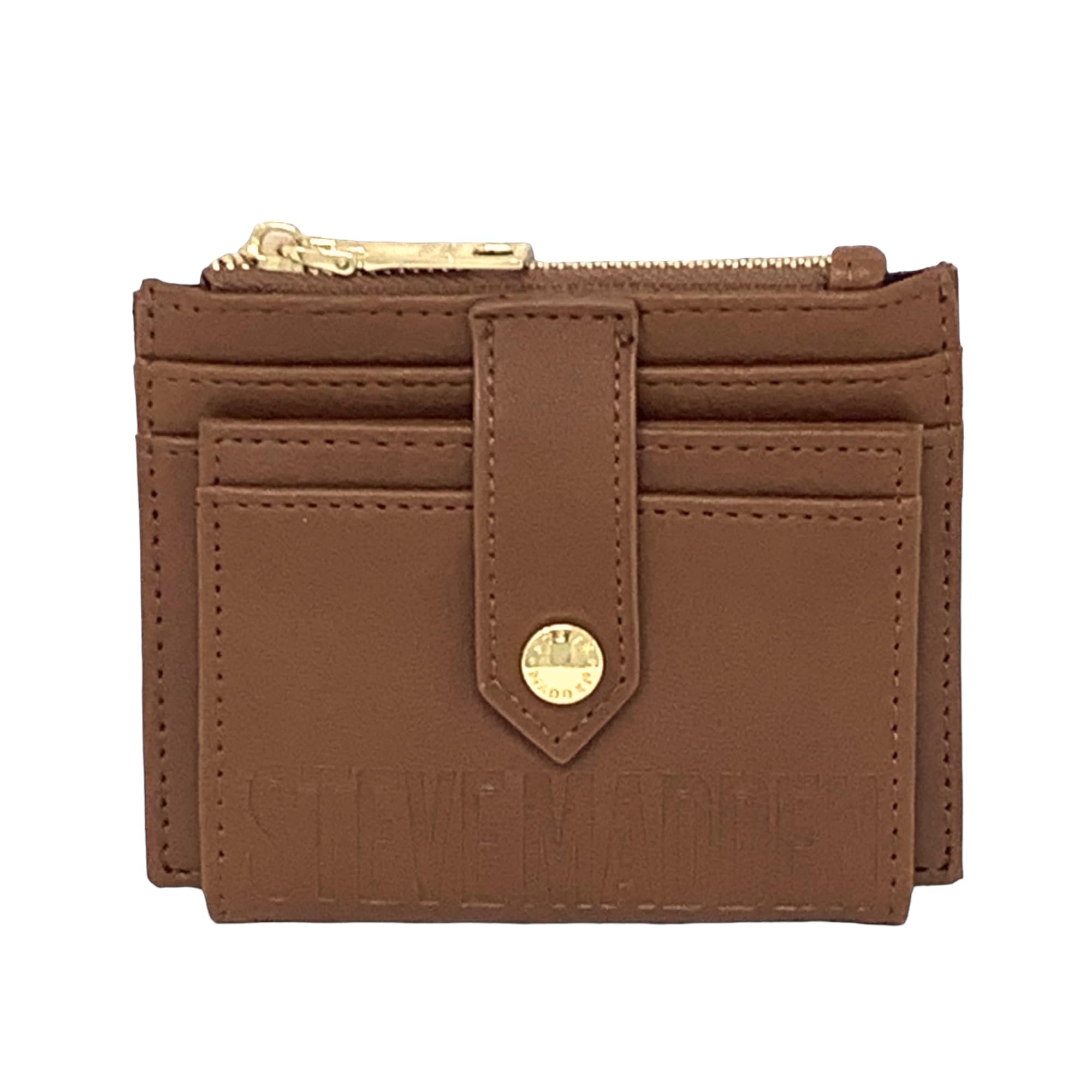 Steve Madden Hayden Wallet, One Size, Cognac