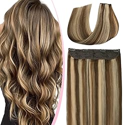 SURNEL Wire Hair Extensions Human Hair Color 4