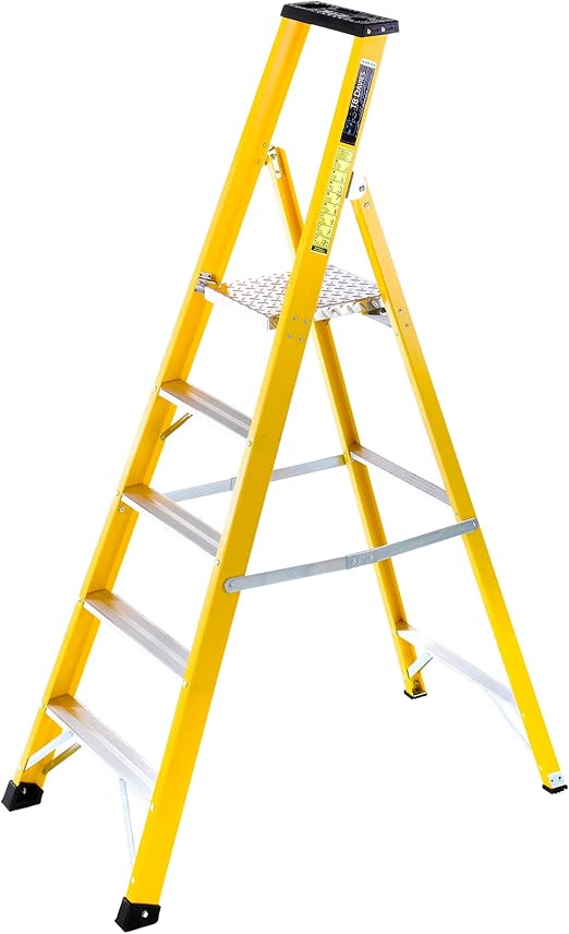 TB Davies 1236005 Trade Electrician Platform Step Ladders, 5 Tread