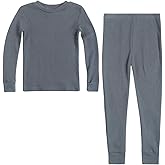 Arctic Hero Baby Boys Thermal Underwear Set - 2 Piece Waffle Knit Long Sleeve Thermal Shirt & Long Johns for Infant Toddlers