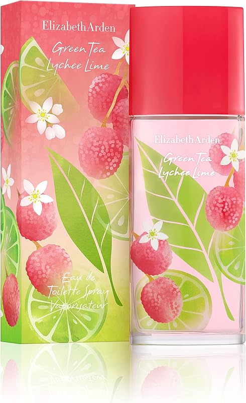 - Green Tea Lychee Lime – Eau de Toilette Femme Vaporisateur – Senteur Fraîche & Fruitée - 100ml