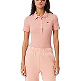 Lacoste Womens Slim Fit L.12.d Ribbed Cotton Polo Shirt