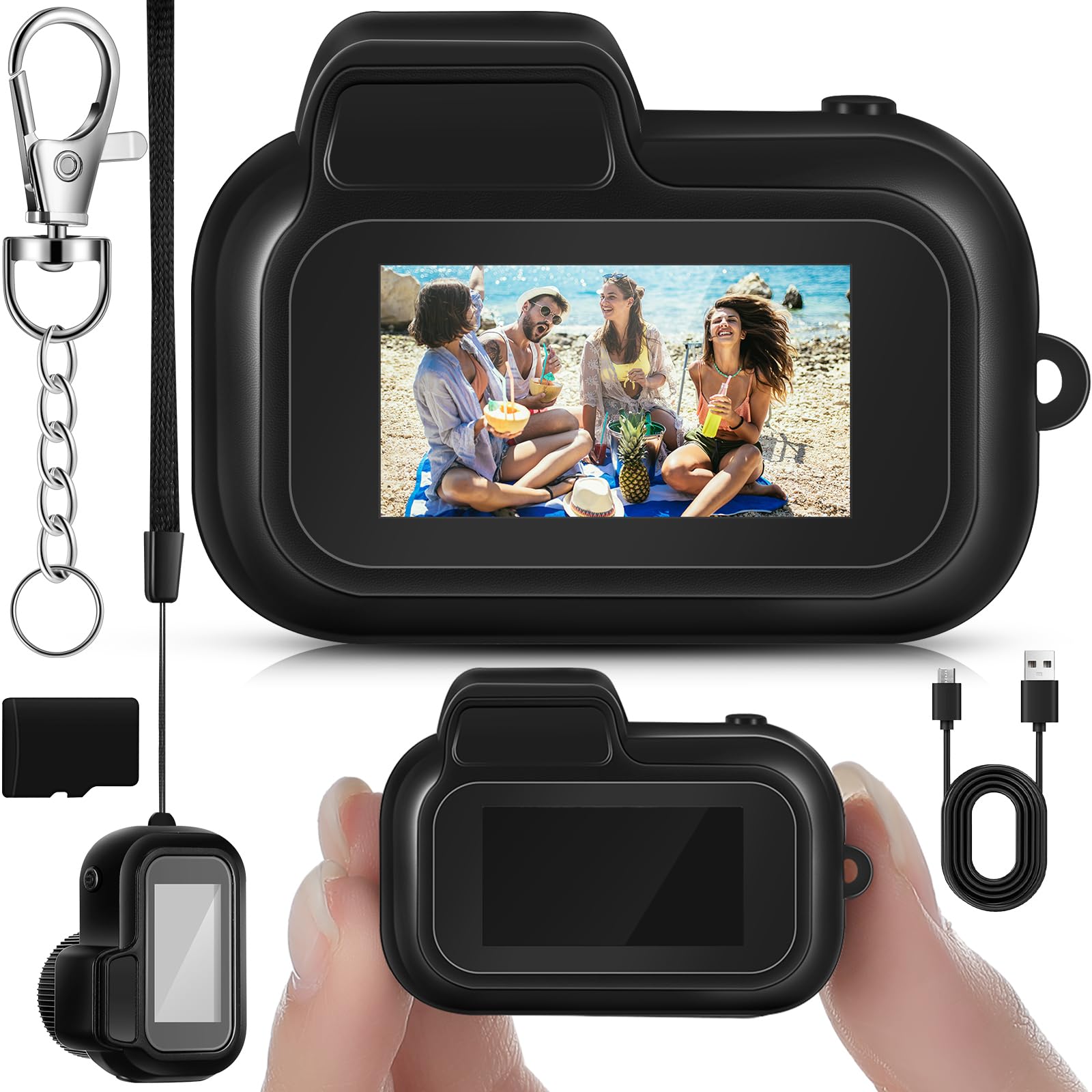 Relaxweex Mini Keychain Camera 1080p Small