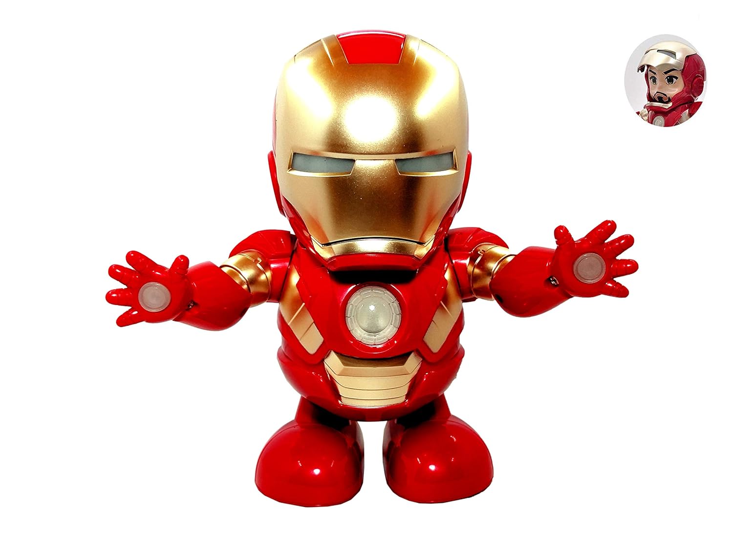robot iron man dancing