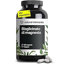 Magnesio Bisglicinato, 300mg di magnesio elementare, dose giornaliera, 180 capsule, Scorta 2 Mesi, Magnesio chelato, altamente digeribile, vegano, Dosaggio ottimale, Integratore Magnesio glicinato