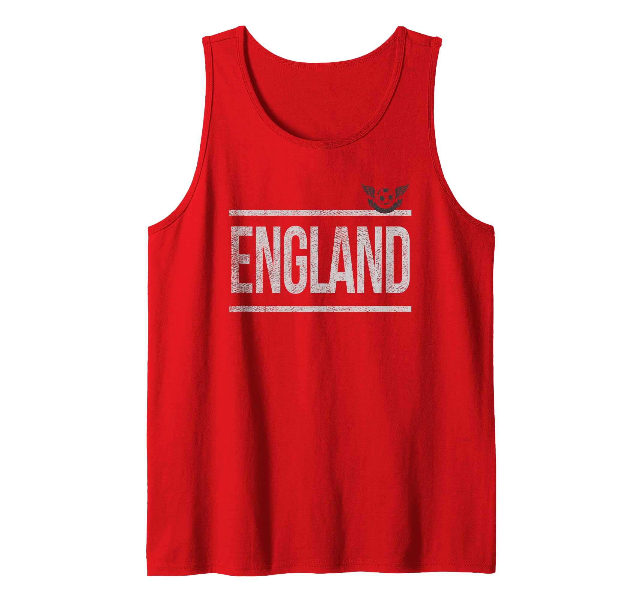 England Bold Text Pocket Football Tank Top