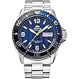 WatchNation Orient Mako Exclusive to 20th Anniversary Limited Edition Automatic Blue Dial Stainless Steel Bracelet Men’s Watch RA-AA0822L, Blue, bracelet