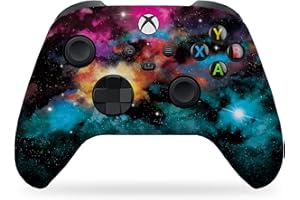 DreamController Galaxy Custom X-box Controller Wireless compatible with X-box One/X-box Series X/S Proudly Customized in USA with Permanent HYDRO-DIP Printing (NOT JUST A SKIN)