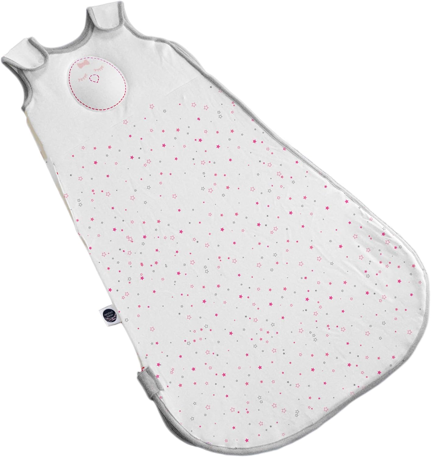 Nested Bean Zen Sack - Gently Weighted Sleep Sacks | Baby: 0-24 Months | Cotton 100% | Help Newborn/Infant Swaddle Transition | 2-Way Zipper | Machine Washable: Clothing