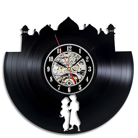Amazon Com Aladdin Art Vinyl Wall Clock Gift Room Modern Home