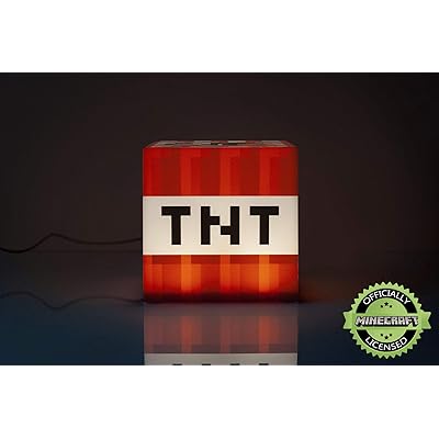 Buy Minecraft Tnt Block 6 Inch Usb Led Night Light Cube Decorative Fun Safe Awesome Bedside Mood Lamp Toy For Baby Kids Teens Adults Best For Home S Bedroom