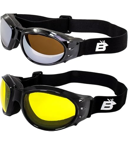 Lunettes Moto Verres Transparent Antibuèe | Bertoni Italy