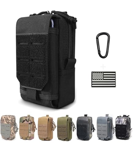 Tactical Molle Pouch Military EDC Utility Gadget Belt Waist Bag Pocket Organizer