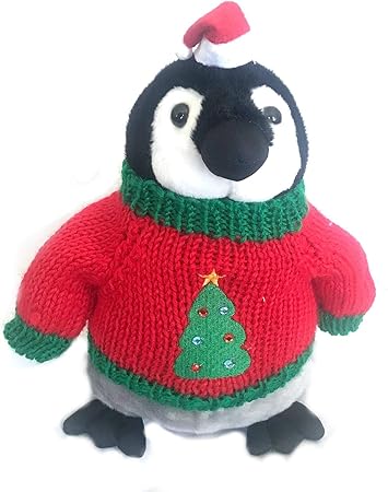 stuffed christmas penguin