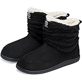 JEBUKTXE Men Women Slipper Boots Winter Indoor Outdoor Bootie Slippers Plush Fleece Memory Foam House Shoes
