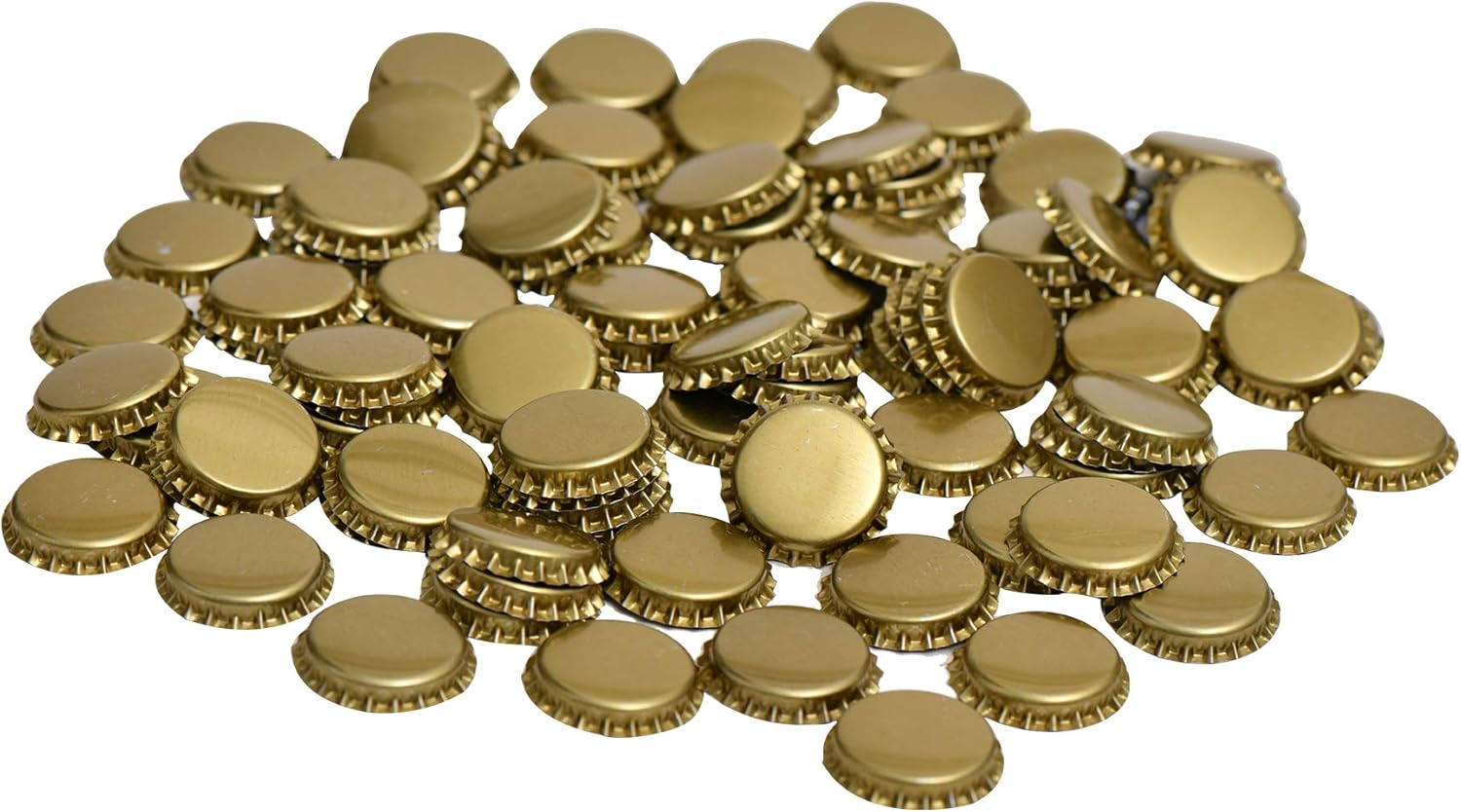 Buy Golden Metal Crown Caps Useful Universal Multipurpose as Sauce and Ketchup Bottle Caps