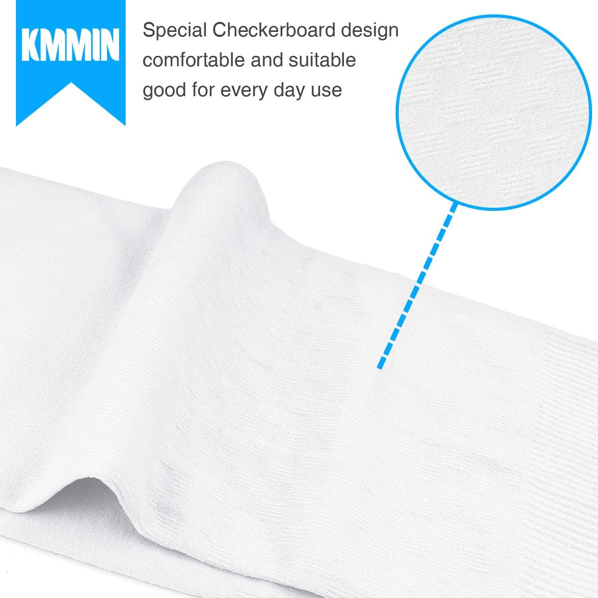 KMMIN Arm Sleeves UV Protection for Driving Cycling Golf Basketball Warmer Cooling UPF 50 Sunblock Protective Gloves for Men Women Adults Covering Tattoos, Black/White: Clothing
