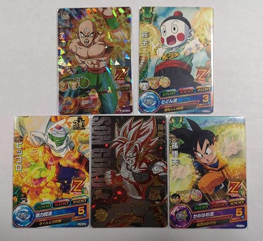Amazon Co Jp スーパードラゴンボールヒーローズ Jpb 08 ピッコロ Hj1 18 孫悟天 Bm1 Scp1 孫悟空 他 ｚ戦士の底力 ５枚セット ホビー 通販