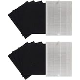 PUREBURG Replacement Filter Compatible with Coway AP-1216L Tower Mighty Air Purifier,H13 HEPA Activated Carbon Pre-Filters Air Clean Dust VOCs Odor (2+8)