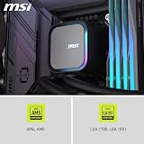 MSI MAG A13 360 AIO CPU Liquid Cooler 360mm Radiator RGB view 7